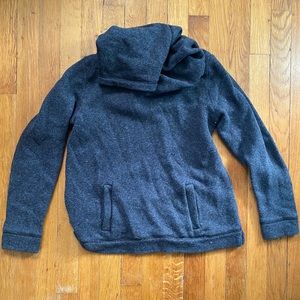 J. Crew Medium front pocket sweater / sweatshirt with cowl neck
